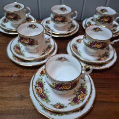 Staffordshire English Garden Tea Set