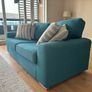 Sofa,4 cushions and a footstool Image 3