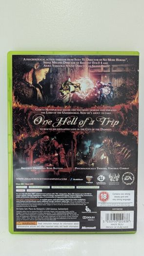 Shadows of the Damned Xbox 360