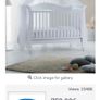 Pali solid white wood cot Image 5