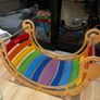 Kate Haa XXL Montessori Climbing Arch/Rocker w/cushion Image 2