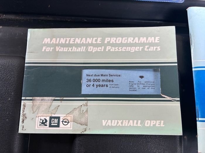 Vintage Opel Astra owners manual
