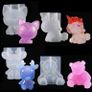 4 Pcs 3D Animals Epoxy Resin Mould Silicone Crystal Epoxy Casting Mold DIY Crafts Tool for Handmade Candle, Resin Crafts (FREE POSTAGE) Image 4