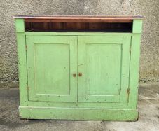 19th century painted cabinet