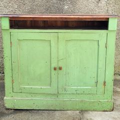 19th century painted cabinet
