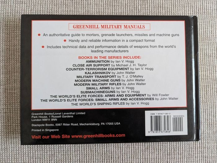Infantry Support Weapons - Ian V. Hogg - Military Weapons Reference Guide