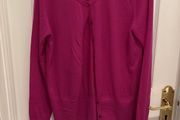 Linea Merino Wool Cardigan Size L(14)