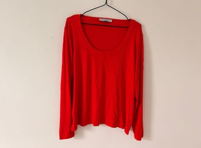 Kelly & Grace Red Round Neck Top XXL