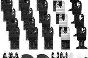31 PCS Oscillating Saw Blades, Premium Multitool Blades Kit for Wood Metal Plastics, Oscillating Tool Blades, Quick Release Tool Saw Blades (FREE POSTAGE)