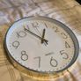 Silver Quartz clock Image 2