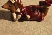 Pottery small Christmas mouse