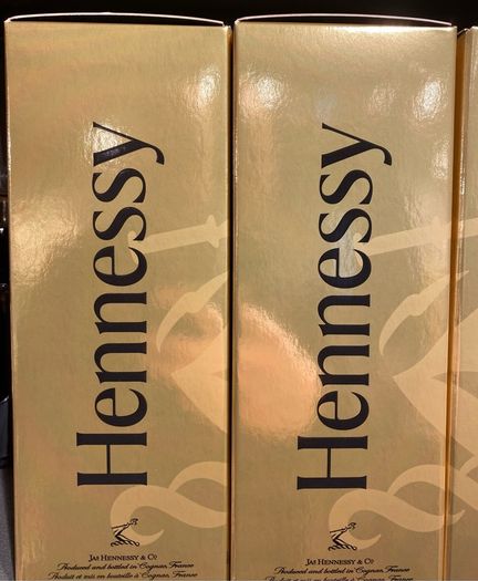 Hennessy Cognac Very Special Gold empty boxes