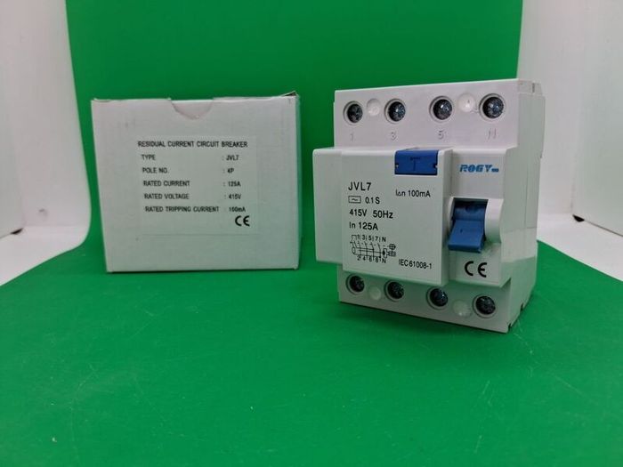 Postage - 3 x Circuit Breakers 125A 100mA 4P 230v - 415v