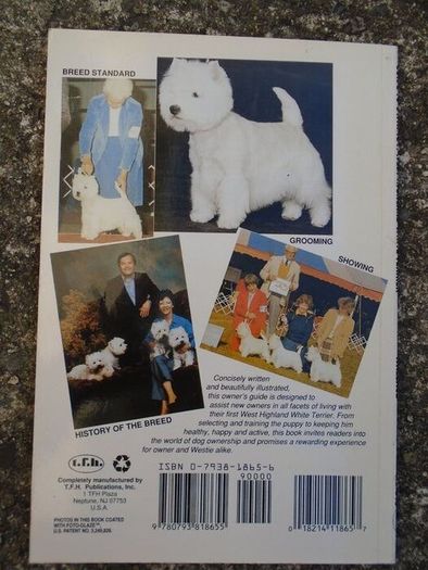 Guide to Owning WestHighland Terrier, Book, Non fiction