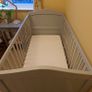 Nested Sorrento Baby Cot Grey with Mattress & Fisher Price butterfly dreams toy with Music/light Image 6