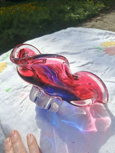 Joseph Hospodka Mid Century Glass Bowl