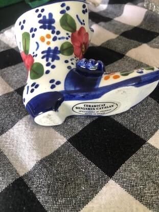 Benjamin Catalan ceramics floral boot collection