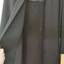 NEW - Max Mara 100% Wool Black Long Coat UK 12 Image 2