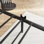 King Size Bed Frame with Wood Headboard Image 3