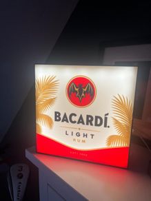 Bacardi light box (See my other ads)
