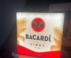 Bacardi light box (See my other ads)