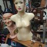 Vintage 60's Hollow Back Female Hanging Mannequin Torso Image 3