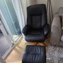 Massage chair with footstool Like New Image 3