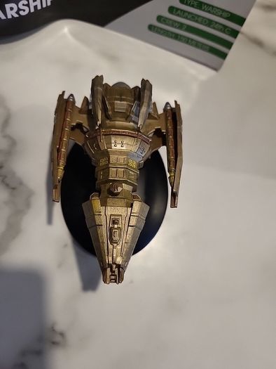 star trek eaglemoss hirogen warship