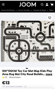 Car Parking Play Mat