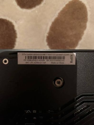 RTX 3080 Ti 12GB Zotac Trinity Edition