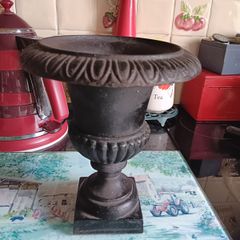 Cast iron urn