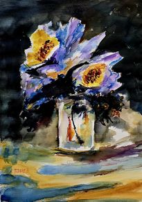 flowers watercolour