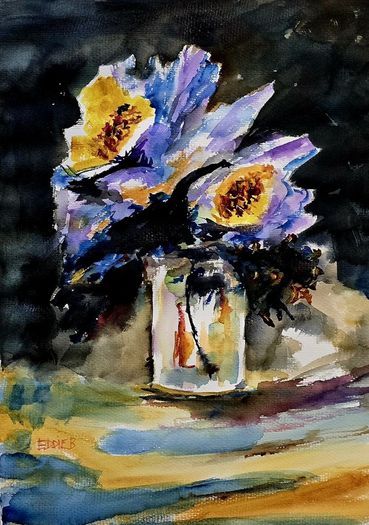 flowers watercolour