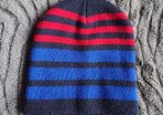 Stripy Hat.   Age 3-4