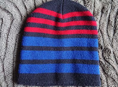 Stripy Hat.   Age 3-4