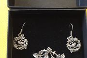Vintage H Samuel sterling silver matching set
