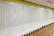 10 Meter Shop Display Peg Board - Tegometal Design - Large Quantity Available