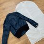 Coach Leather Bomber Jacket Image 10