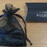 Gift set:Pilgrim Gold plated necklace and earring set with plum/lilac precious stone design pendants Image 5