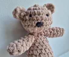 Handmade Plush Crochet Teddy Bear