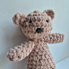Handmade Plush Crochet Teddy Bear