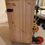 Handmade Wood Cabinet with hand track Image 3