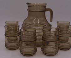 Vintage Lemonade/Water Jug 7 pcs Set Findenza Italy