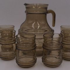 Vintage Lemonade/Water Jug 7 pcs Set Findenza Italy