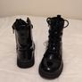 Black Patent Boots Image 7