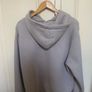 BoohooMAN Mens Grey Zip Up Hoodie - Size Large Image 2