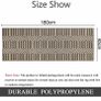 Laundry Runner Rug Non-slip 50x150cm Woven Runner Rug for Hallway Machine Washable (MULTIPLE COLOURS/SIZES) Image 9