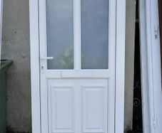 High Quality PVC Single Door, Wheelchair Accessible