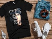 Avicii Dj t-shirt Avicii stay strong t-shirt with Avicii signature autograph t-shirt