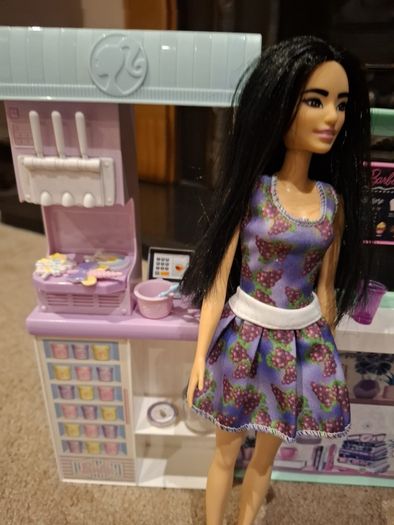 Barbie Cafe Doll and Accessories